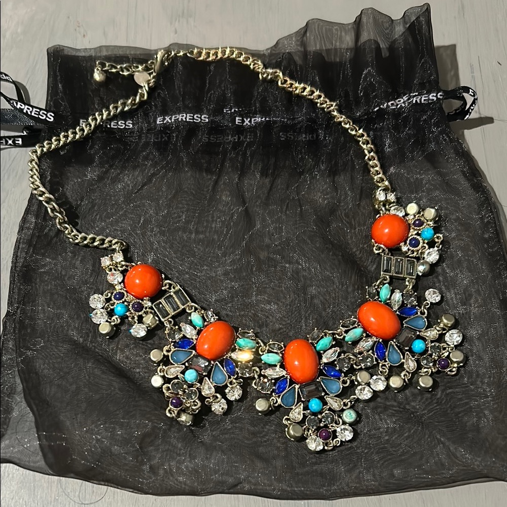 Express Multicolor Statement Necklace